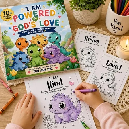 Religious Dinosaur Coloring pages PDF