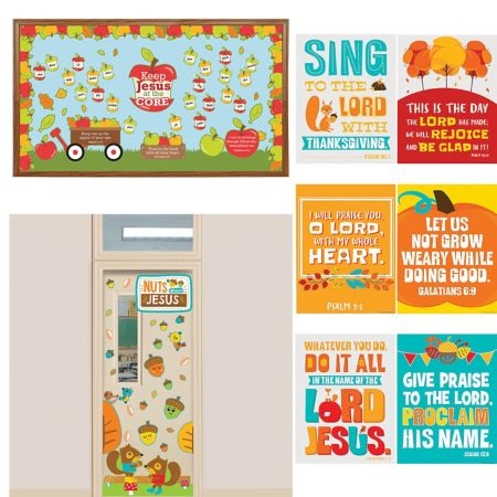 Sunday School Fall Classroom Decorating kit