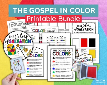 Jesus Salvation Plan Activity set kids PDF