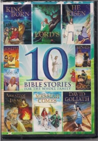 10 Animated Christian cartoons DVD