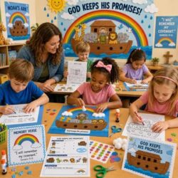 Bible Lesson Craft Noahs Ark kids PDF