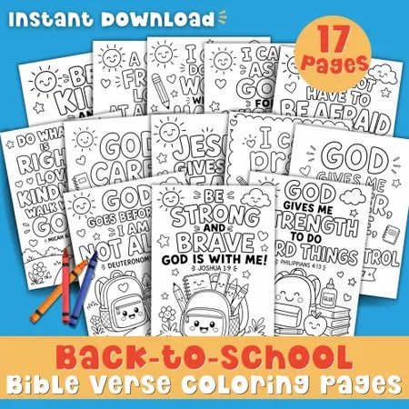 Bible School Coloring pages PDF