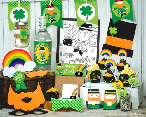 Printable Saint Patrick's Day Party Kit Kids