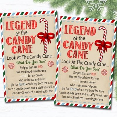 Legend of the Candy Cane, Christian Christmas Candy Cane Story