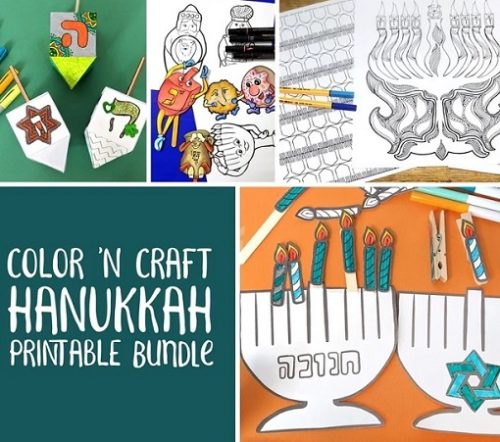 DIY Hanukkah Activity pages