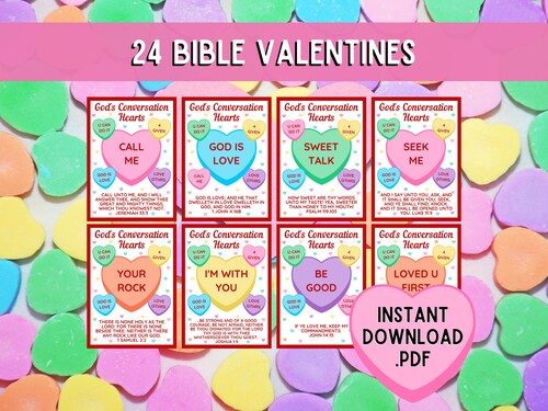 Sunday School Valentines kids printable