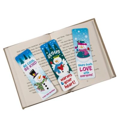 Christian Snowmen bookmarks