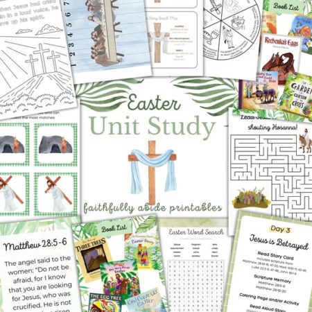 Printable Easter Bible Study Unit