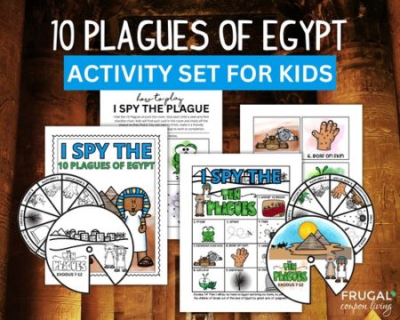 Passover Ideas Crafts, Passover Activity Kids, 10 Plagues Egypt Activities