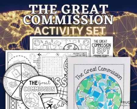 Printable Jesus Great Commission Crafts activities