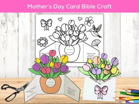 Printable Christian Mothers day printable folding gift card