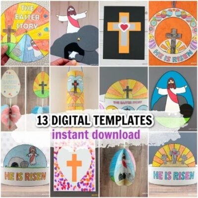 Digital-Religious-Easter-Crafts-kids-Cross-Empty-Tomb-Resurrection-Templates