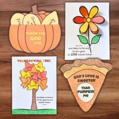 Christian Thanksgiving Crafts, Printable Thanksgiving Activities